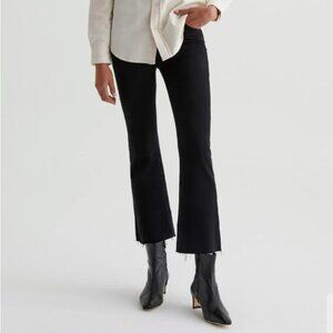 AG Adriano Goldschmied FARRAH BOOT CROP SULFUR BLACK NWT SZ 30 CROPPED BOOTCUT